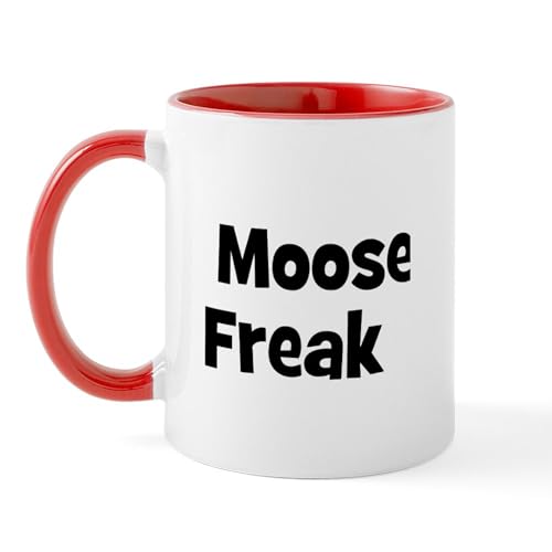 White/Red Inside - Moose Freak Mug