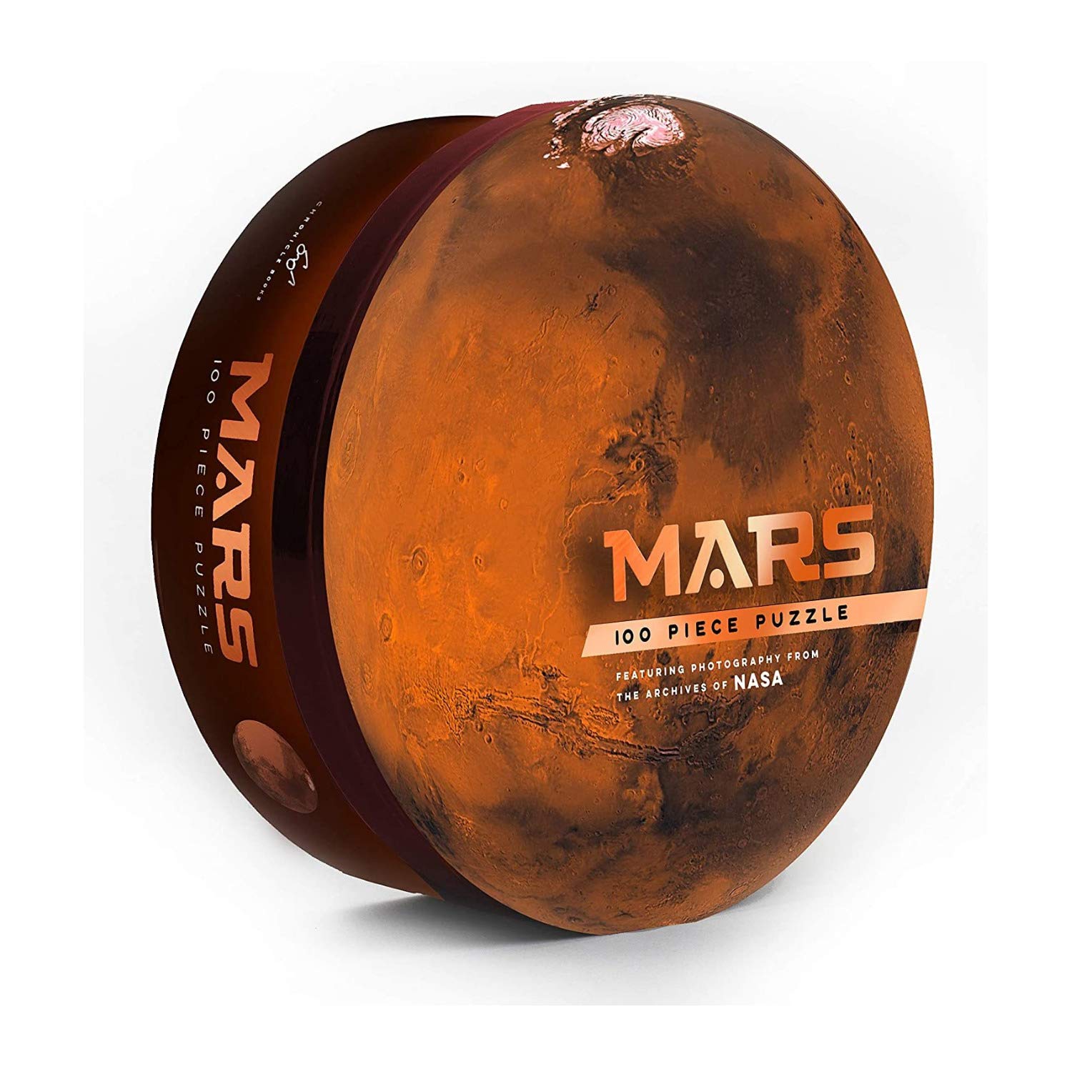 NASA Mars 100 Piece Puzzle - Shaped Space Jigsaw Featuring Stunning NASA Archive Photography | Solar System & Astronomy Puzzle for Adults & Kids | Perfect for Educational Activities, Family Game Nights & Space Enthusiasts