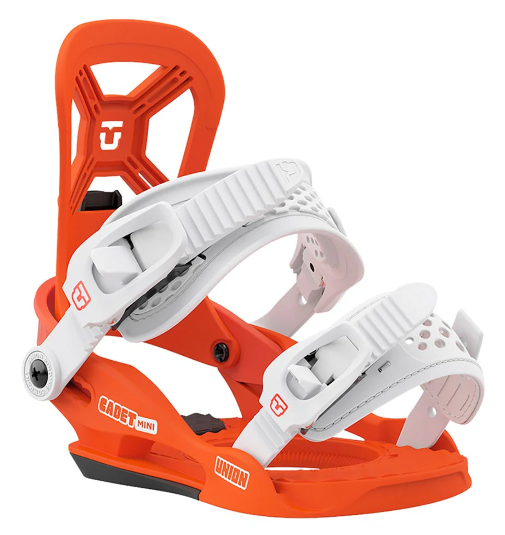 Union Kids Cadet Mini Snowboard Bindings 2024 - Adjustable & Durable for Young Riders - Perfect for Beginner Snowboarding & Mountain Adventures