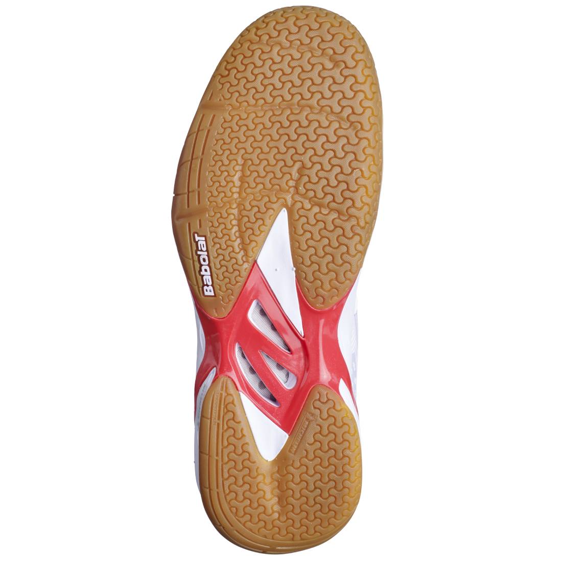 Babolat Shadow Spirit Women's Indoor Court Shoes - White & Lavender Volleyball & Badminton Shoes for Women - Lightweight Tennis Shoes with Cushioning for Indoor Sports