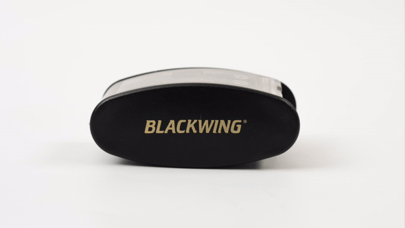 Blackwing Two Step Long Point Pencil Sharpener - Premium Wooden Pencil Sharpener for Artists & Writers - Perfect for Sketching, Drawing & Office Use