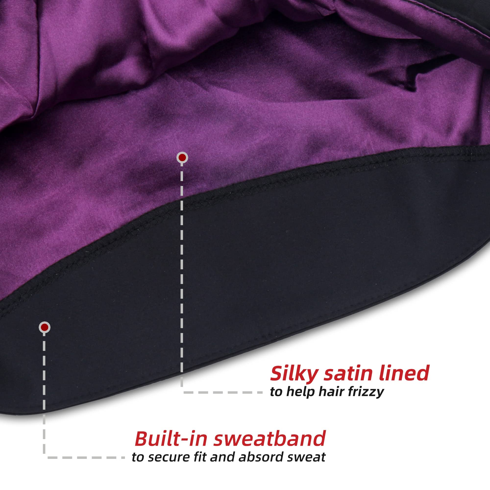 ABAMERICA Adjustable Work Cap with Button & Sweatband - Unisex Tie Back/Toggle Hat for Men & Women - Perfect for Construction, Gardening & Outdoor Labor