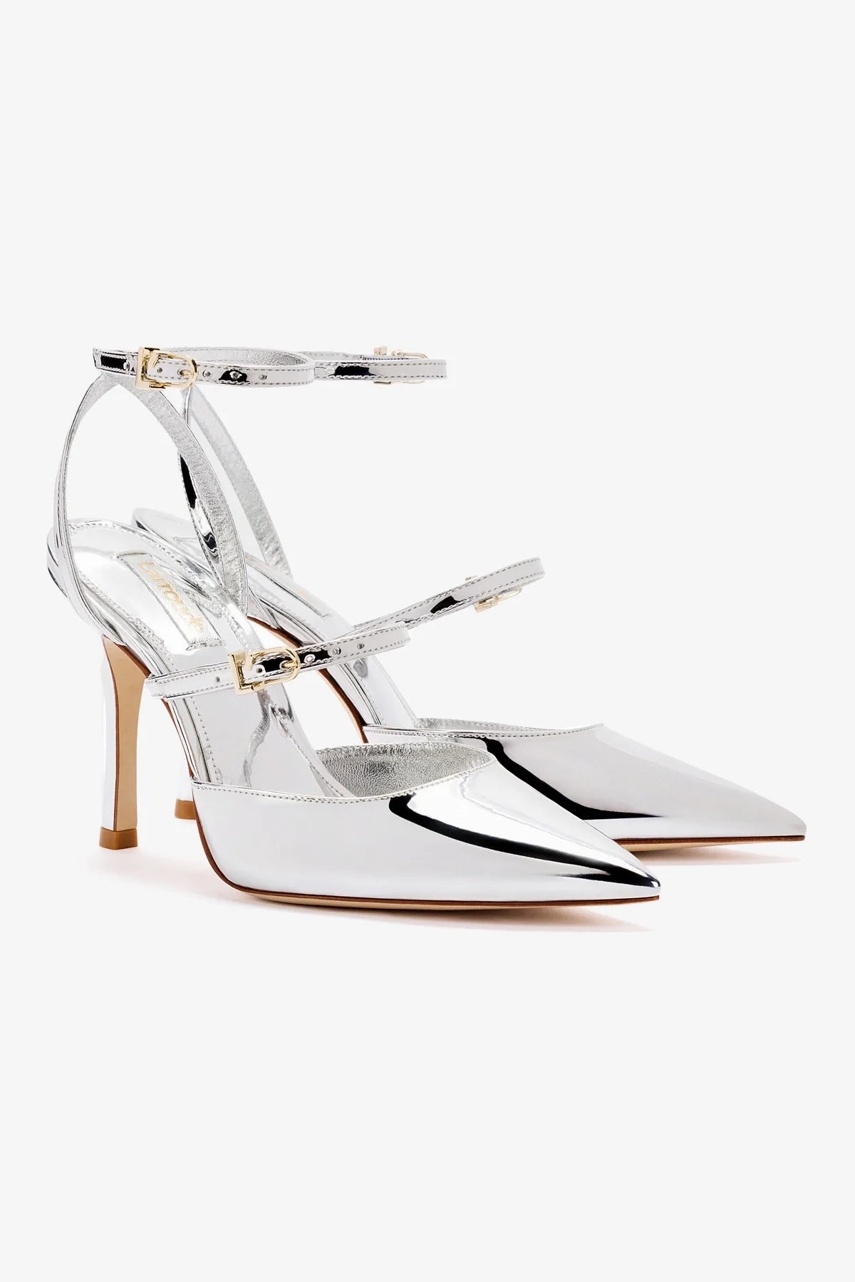 Kris Pump Silver Specchio Women's High Heel Shoes - Elegant & Comfortable for Parties, Weddings & Evening Events