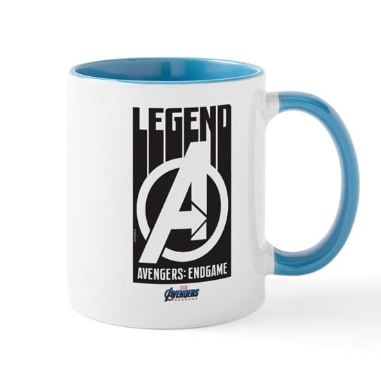 Legend Avengers Logo Ceramic Coffee Mug 11 oz - Superhero Tea Cup for Marvel Fans - Perfect for Office, Home & Gifts