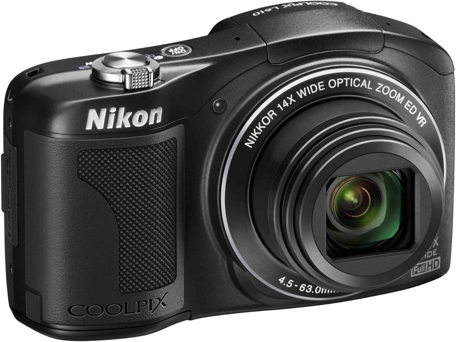 Nikon COOLPIX L610 16MP Digital Camera with 14x Optical Zoom - Black | Perfect for Travel Photography, Family Events & Outdoor Adventures