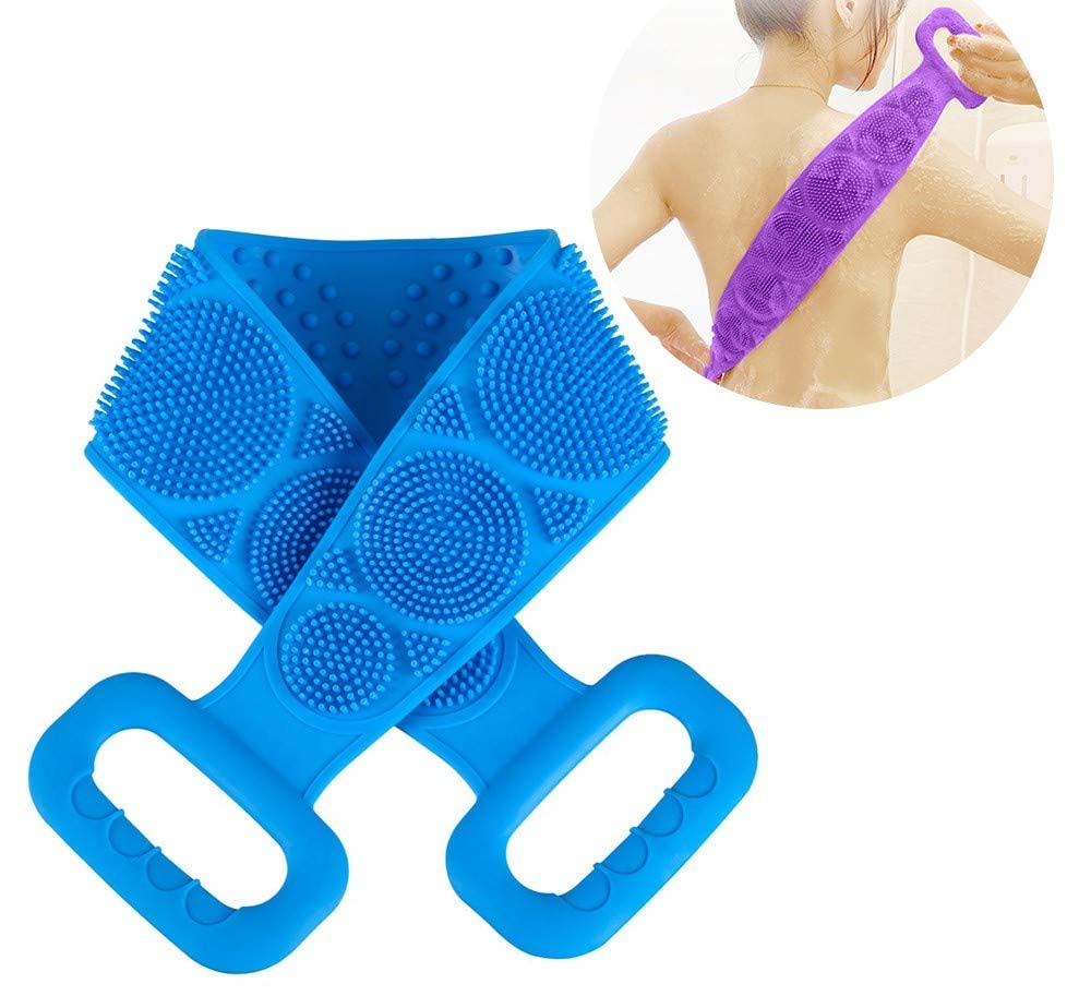 WingAge Silicone Body Scrubber - Exfoliating Shower Brush for Deep Cleaning & Massage - Perfect for Men & Women
