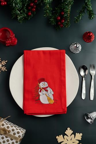 Snowman-red(pk 6)