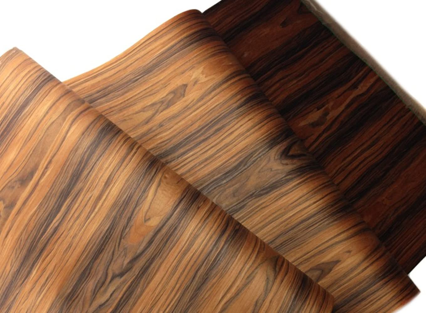 Premium Yellow Rosewood Wood Veneer Sheet (60x250cm) - Natural Wood Grain for Furniture Restoration, DIY Projects, Speaker Cabinets, Tables, Shelves & Kitchen Upgrades - Perfect for Home, Hotel & Office Decor