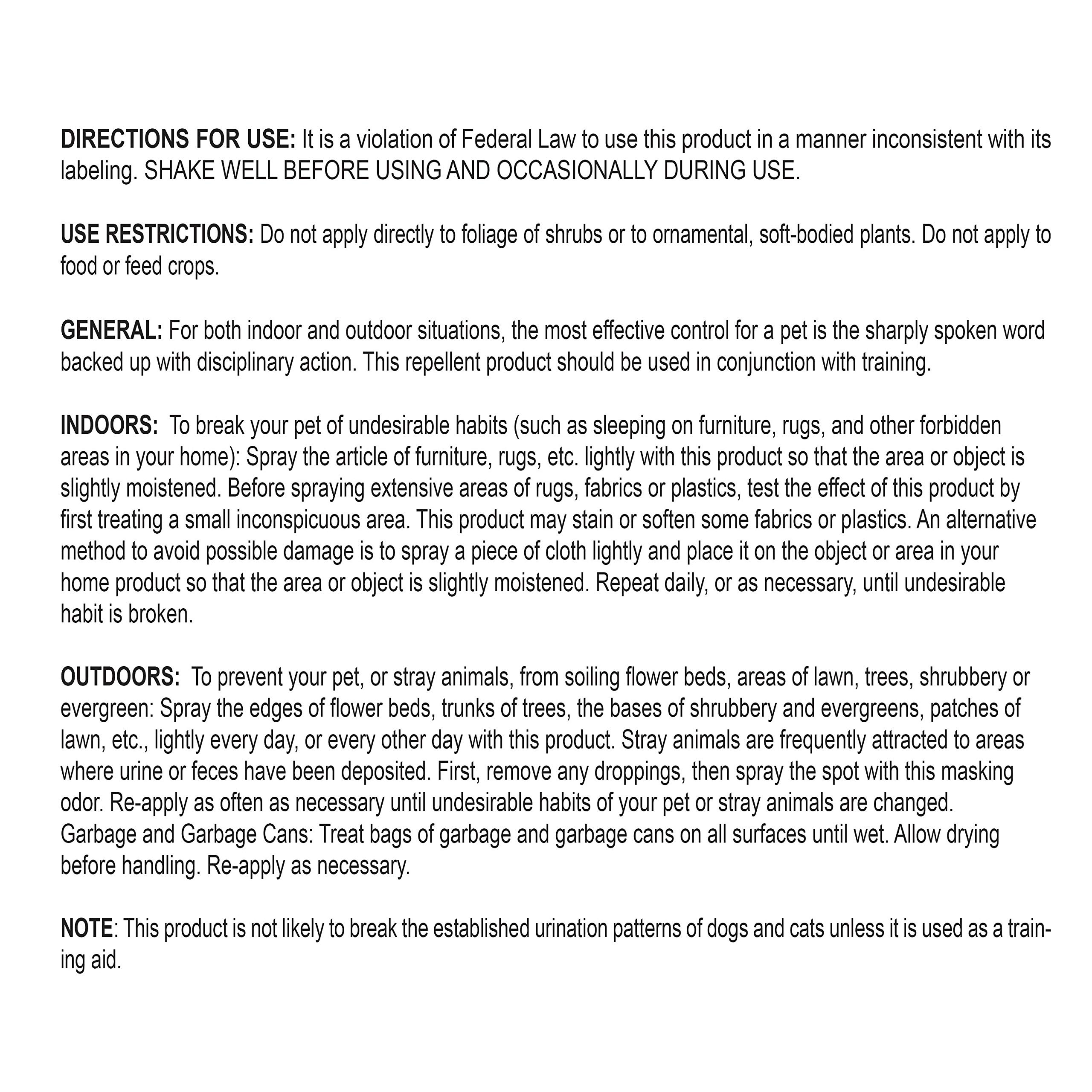 Keep Off Indoor/Outdoor Pest Repellent Spray - Natural Insect & Rodent Deterrent for Home, Garden, Patio & Camping Use