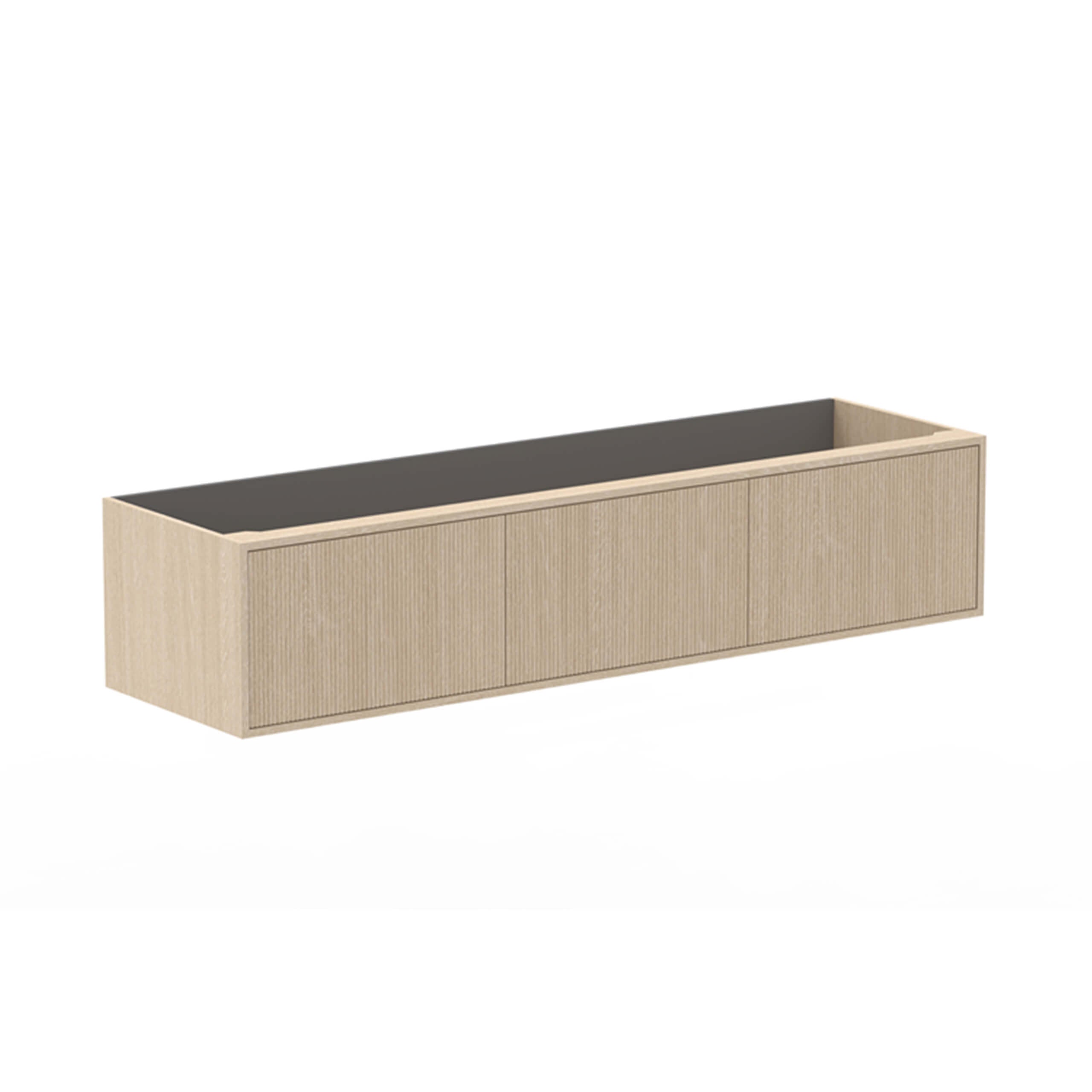 ADP Clifton Wall-Mounted Bathroom Vanity Without Top - Modern Space-Saving Design for Small Bathrooms & Powder Rooms