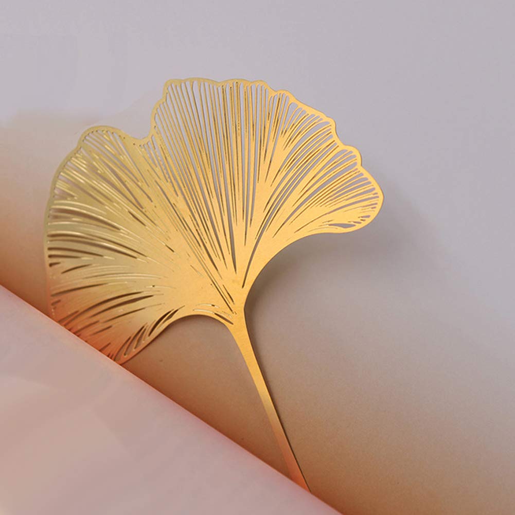3-Piece Handmade Metal Leaf Vein Bookmarks with Tassel - Cute Botanical Bookmark Set for Kids, Adults & Book Lovers - Perfect Gift for Reading Enthusiasts, Book Club Members & Teachers (Ideal for Journals, Bibles, Novels & Gift-Giving)