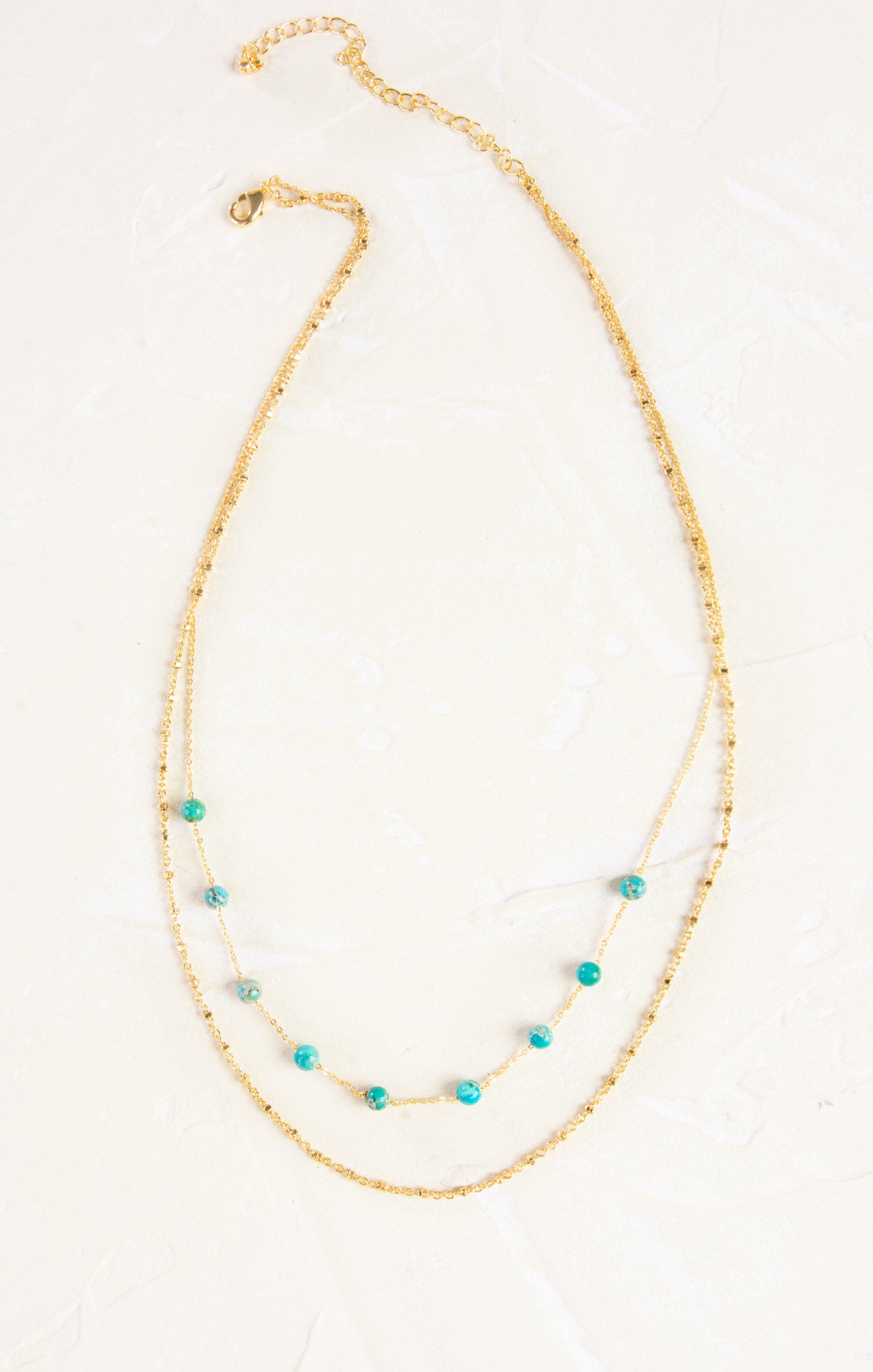 Handmade Turquoise Beaded Necklace for Women - Boho Chic Jewelry Gift for Her - Perfect for Festivals, Weddings & Everyday Wear