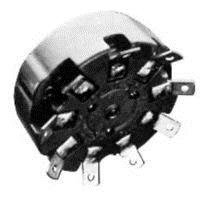 312-12E Rotary Switch SP12T 30A 300V - High Current Rotary Tap Switch for Industrial Equipment, Audio Mixers, and Electrical Control Panels