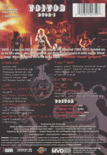 Voivod - D V O D 1 Official Album | Heavy Metal Music CD | Perfect for Metalheads & Vinyl Collectors