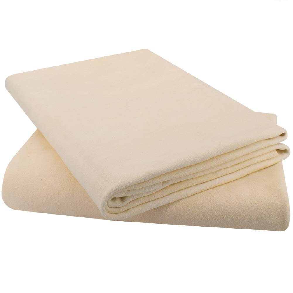2 Pack Super Absorbent Chamois Car Drying Towels - 24