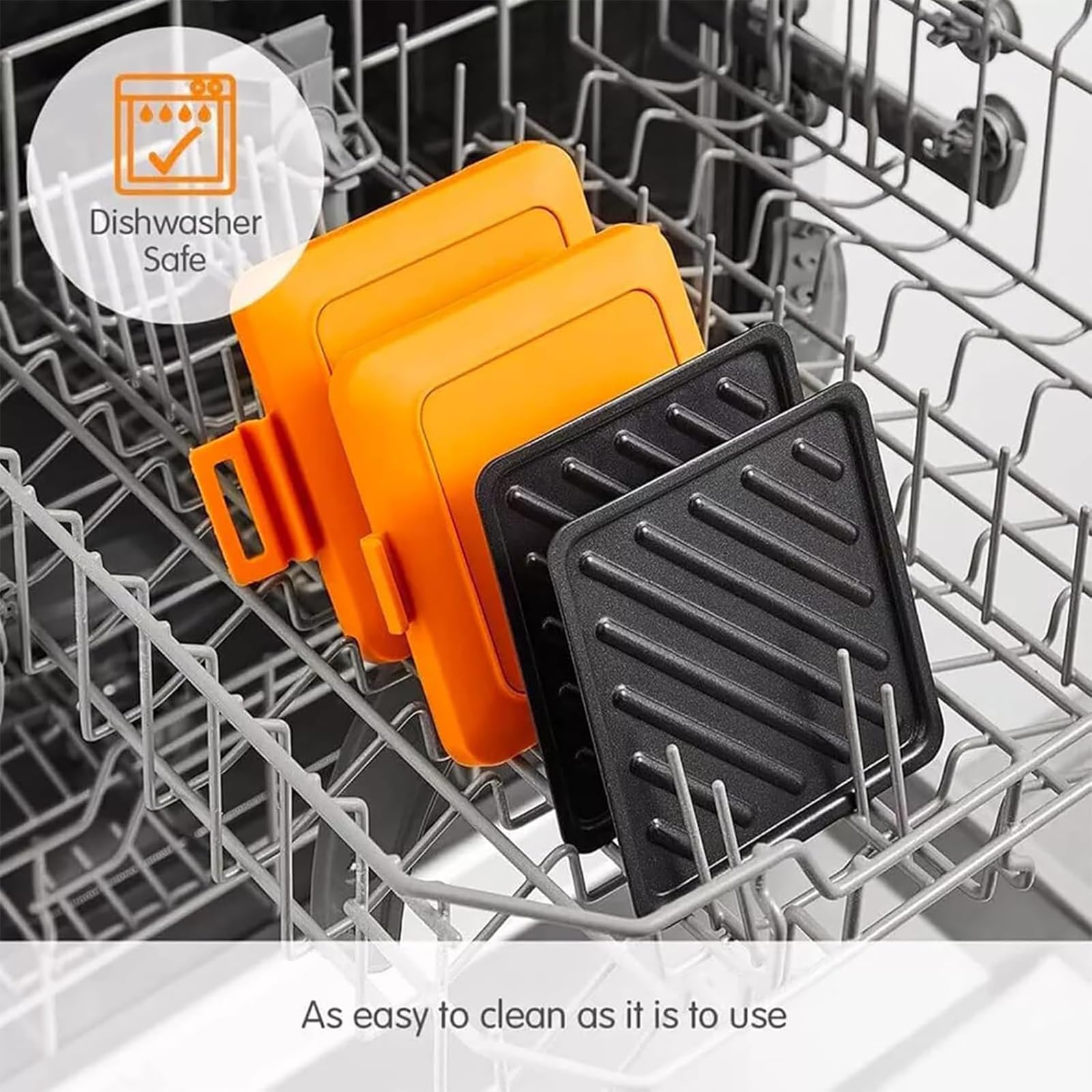 Microwave Toastie Sandwich Maker - Adjustable Silicone Straps for Perfect Grilled Cheese & Hot Sandwiches | Quick & Easy Breakfast & Snack Solution | Brown (Ideal for Dorms, Offices & Quick Meals)