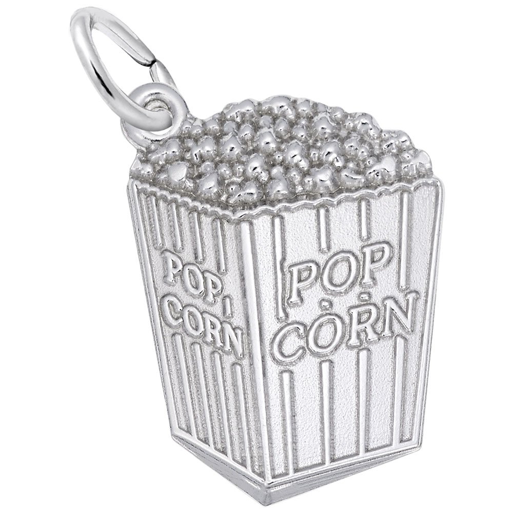 Popcorn Charm - Dainty Jewelry Charms for Bracelets & Necklaces - Perfect for DIY Jewelry Making & Gift Giving