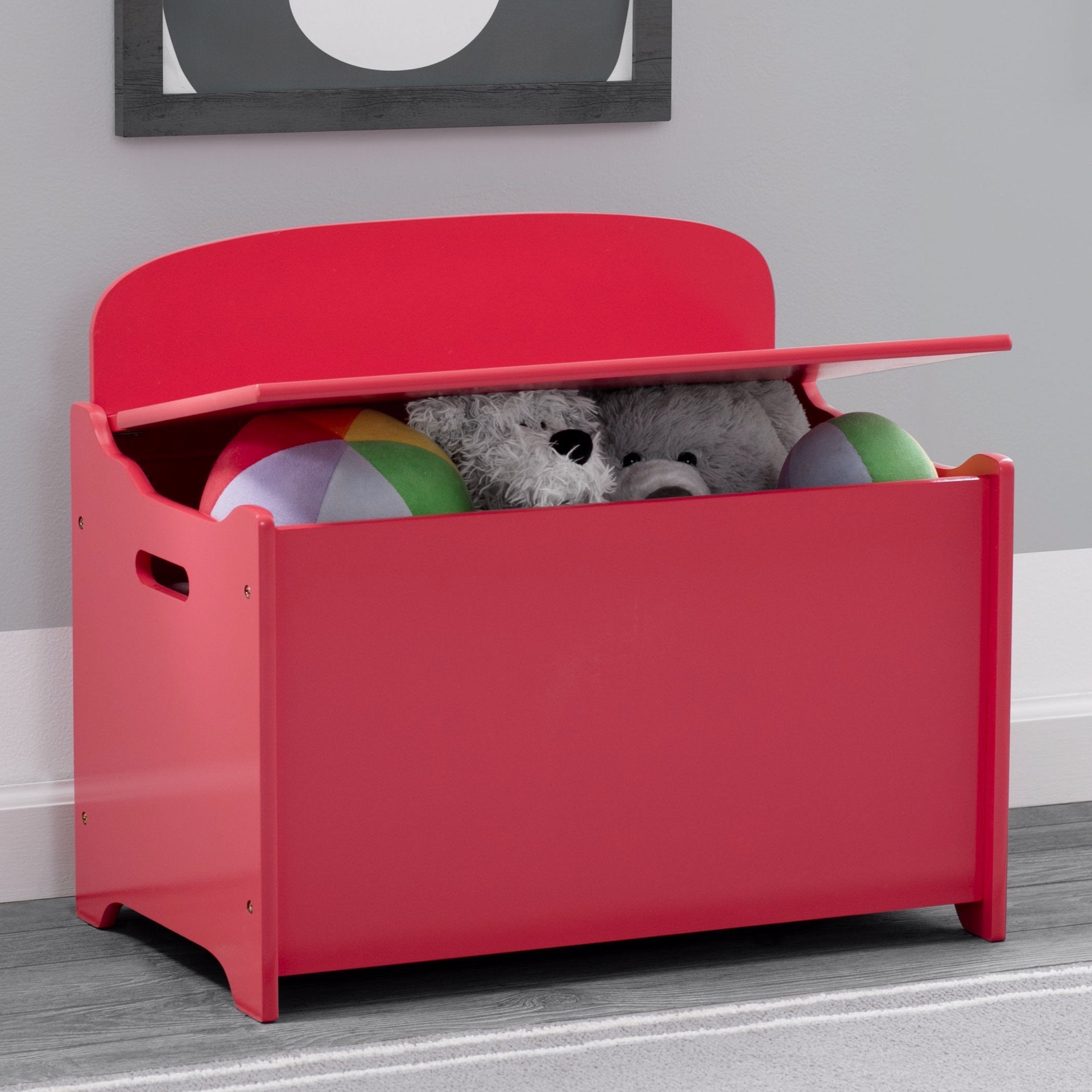 MySize Deluxe Toy Box - Large Storage Organizer for Kids' Toys, Books & Games | Perfect for Playrooms, Bedrooms & Daycares