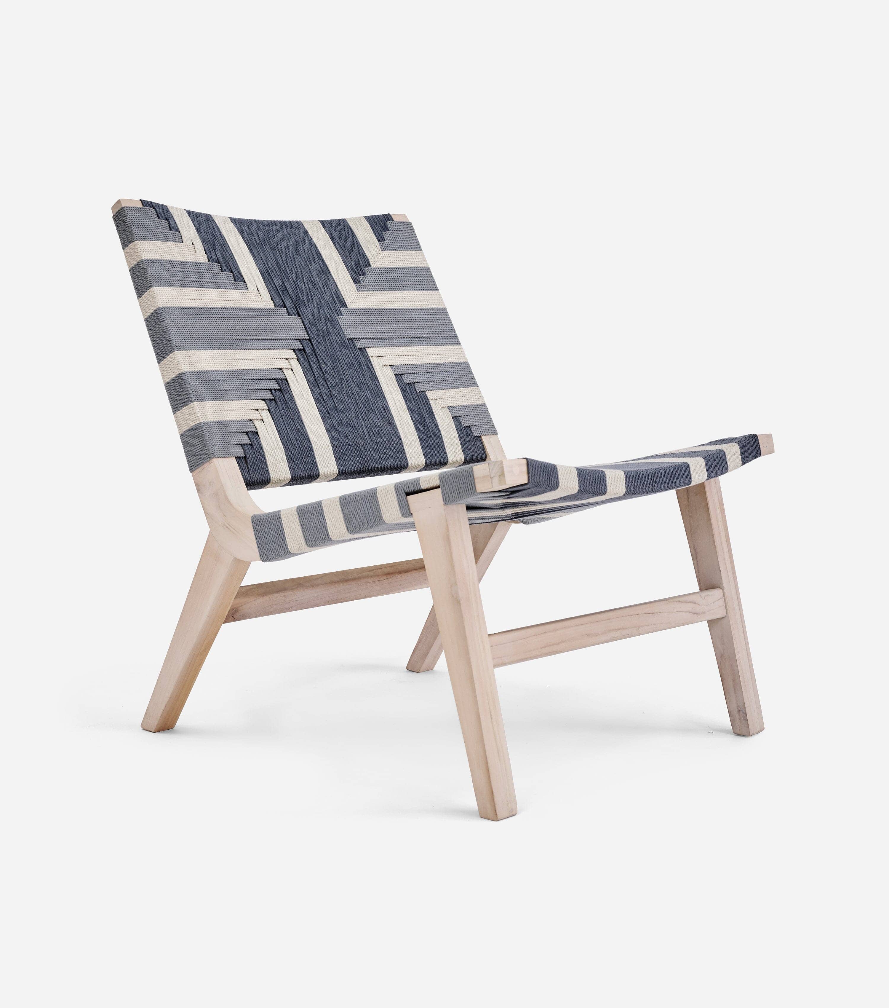 Casares Lounge Chair with Balance Pattern - Modern Accent Chair for Living Room, Bedroom & Office - Comfortable Upholstered Armchair for Relaxing & Reading