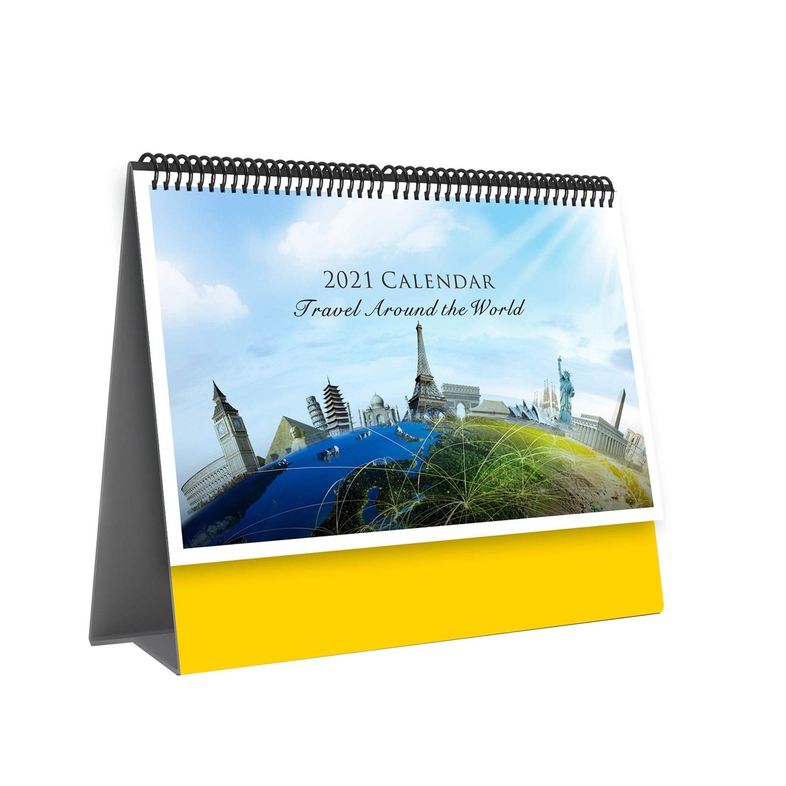 2024 Stylish Monthly Desk Calendar - Creative & Simple Desktop Decor for Office, Home, or School | Perfect Planner & Organizer for Work, Study & Daily Scheduling