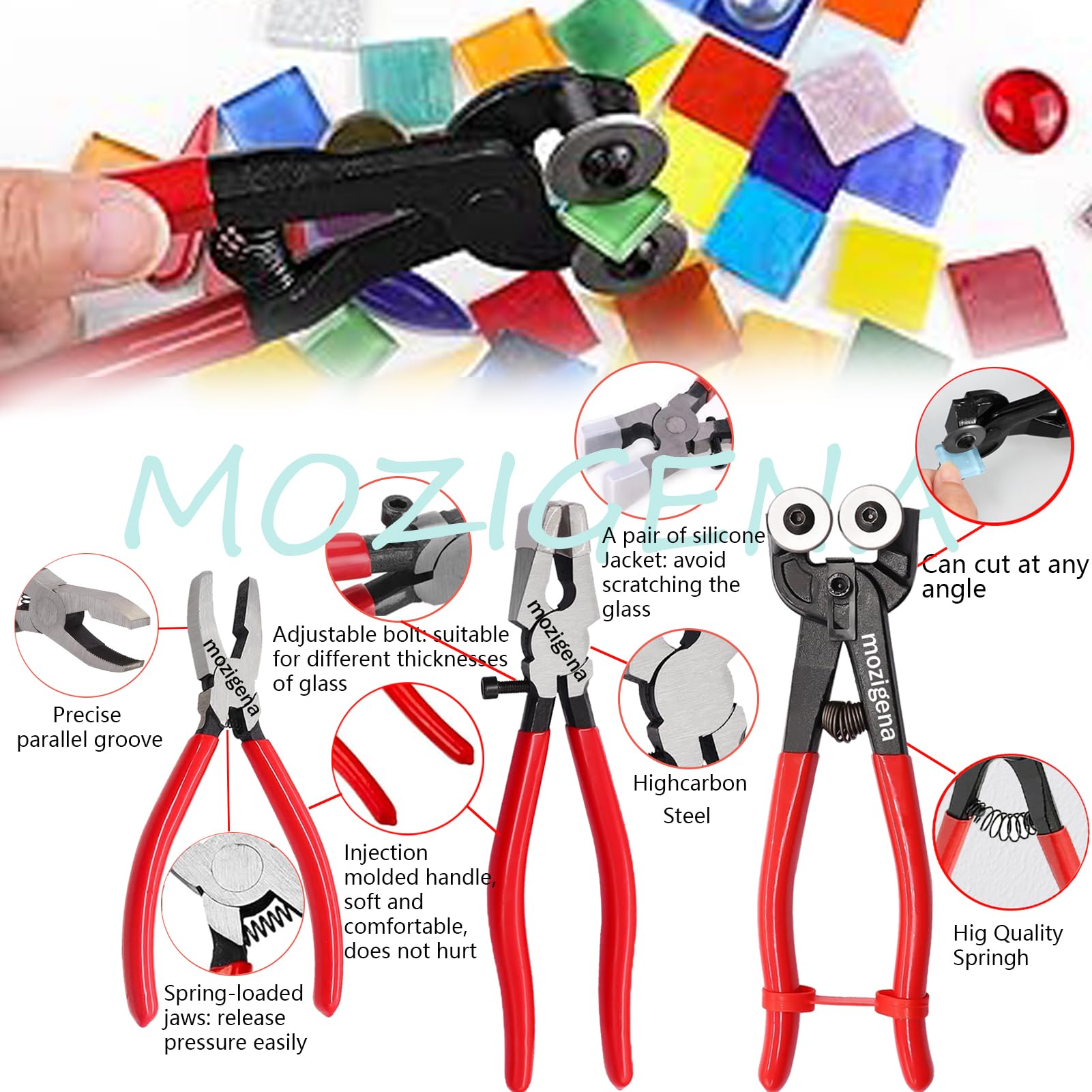 Stained Glass Kit for Adults - 80W Soldering Iron, Glass Cutter Tools, Copper Foil Tape & Cut Resistant Gloves - Complete DIY Stained Glass Supplies for Home Decor, Church Windows & Art Projects