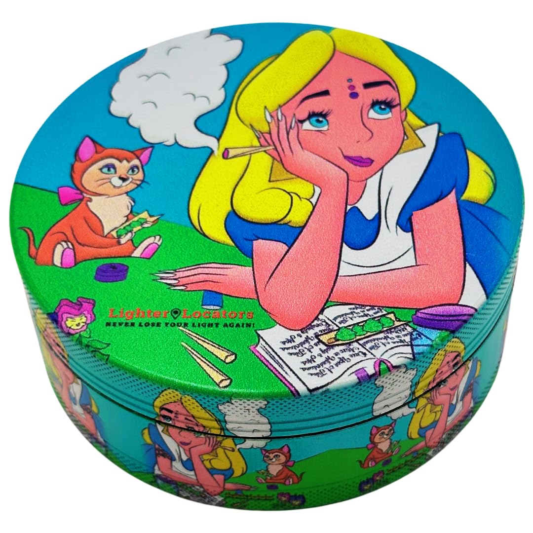 4 Inch Herb Grinder - 100mm Spice Grinder with 3 Layers, Portable Aluminum Alloy Grinder for Herbs & Spices - Perfect for Home Use, Travel & Outdoor Adventures