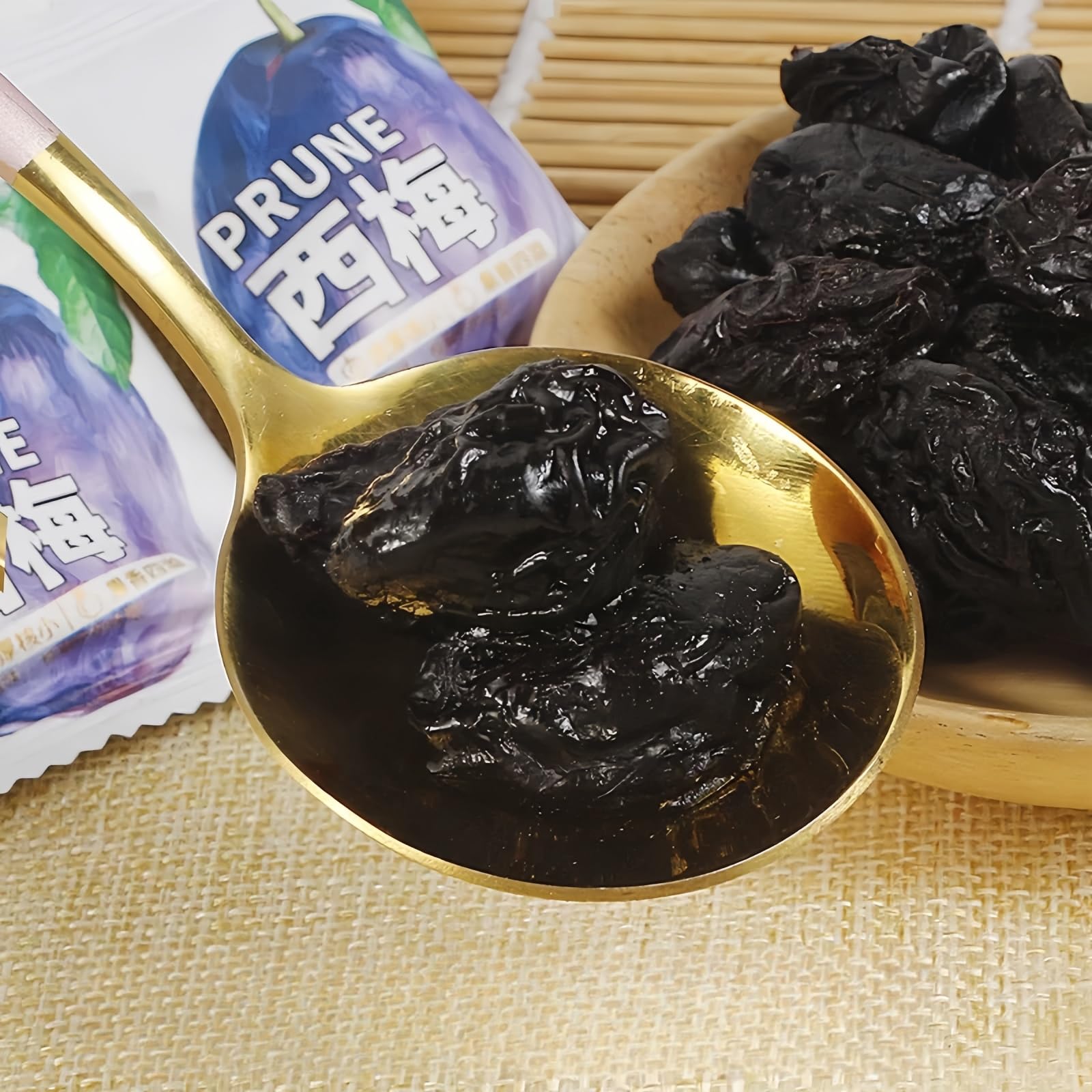 Organic Dried Plums No Sugar Added | Vegan, Gluten-Free, Kosher Certified | 100% Natural Prunes Snacks | 11.5oz (328g) Resealable Bag | Perfect for Healthy Snacking, Baking & Trail Mixes