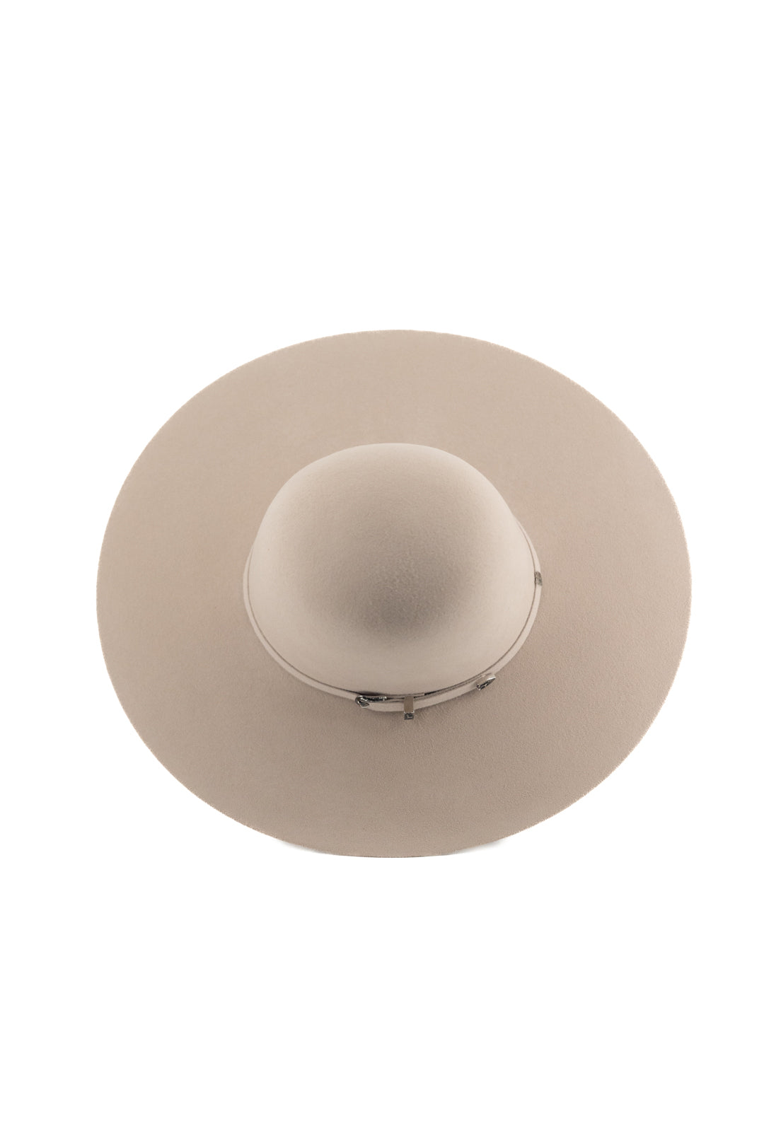 Rock'em 4X Taupe Open Crown Felt Cowboy Hat for Men & Women - Western Rodeo, Outdoor Riding, Country Music Festivals & Sun Protection