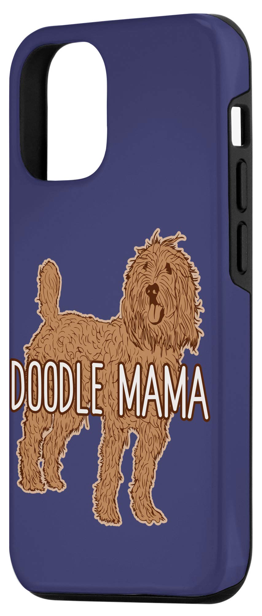 iPhone 12/12 Pro Doodle Mom Phone Case - Cute Goldendoodle Mama Cover for Women - Perfect Gift for Dog Lovers & Pet Parents - Use for Everyday Protection & Style