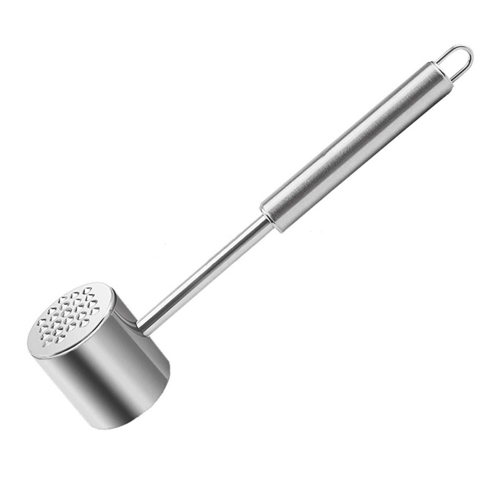 Premium Commercial Grade Meat Tenderizer - Heavy Duty Stainless Steel Kitchen Mallet for Steak, Chicken & Pork - Professional Meat Pounder for BBQ, Grilling & Home Cooking - Perfect for Restaurants, Butchers & Home Chefs