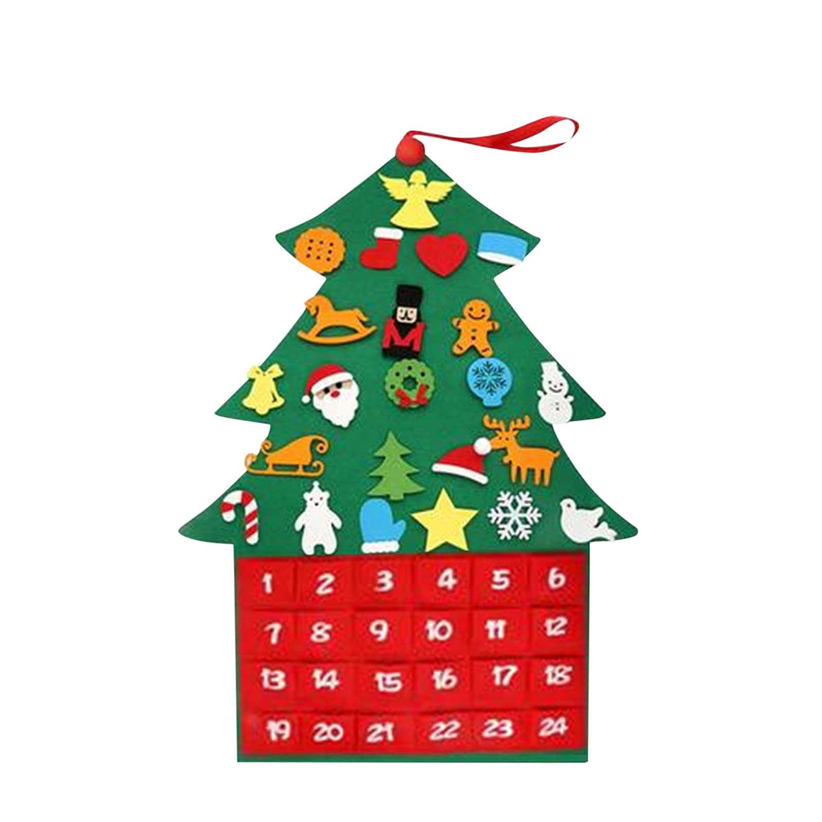 Christmas Countdown Gift Pendant - DIY Tree Ornament with Digital Timer - Santa Home Decor for Holiday Countdown & Festive Tree Decoration