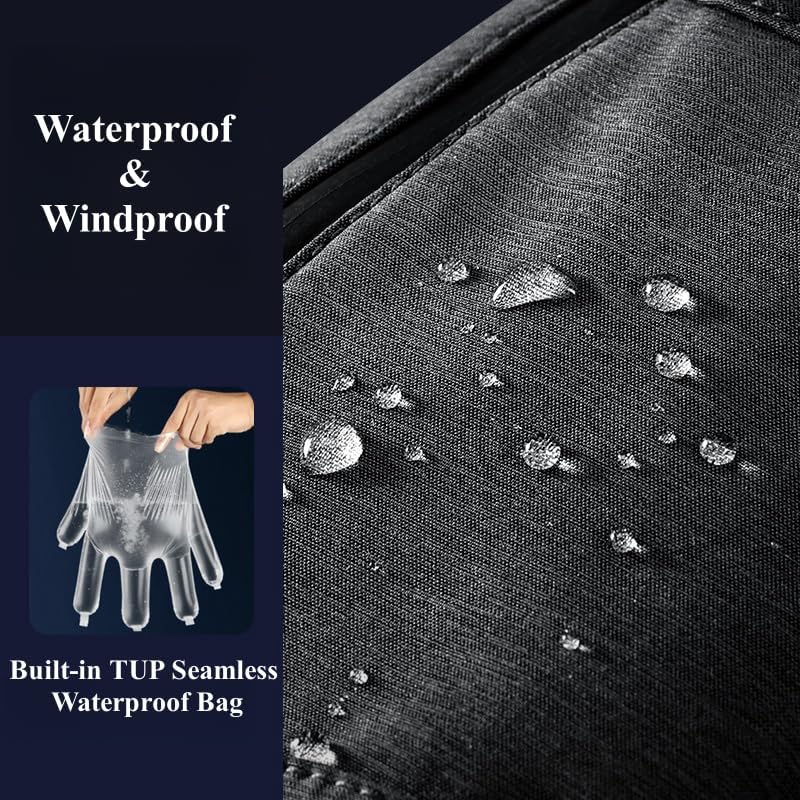 Waterproof Ski Gloves for Women & Men - Winter Snow Mittens with Hand Warmer Pockets for Cold Weather - Perfect for Skiing, Snowboarding & Outdoor Winter Activities