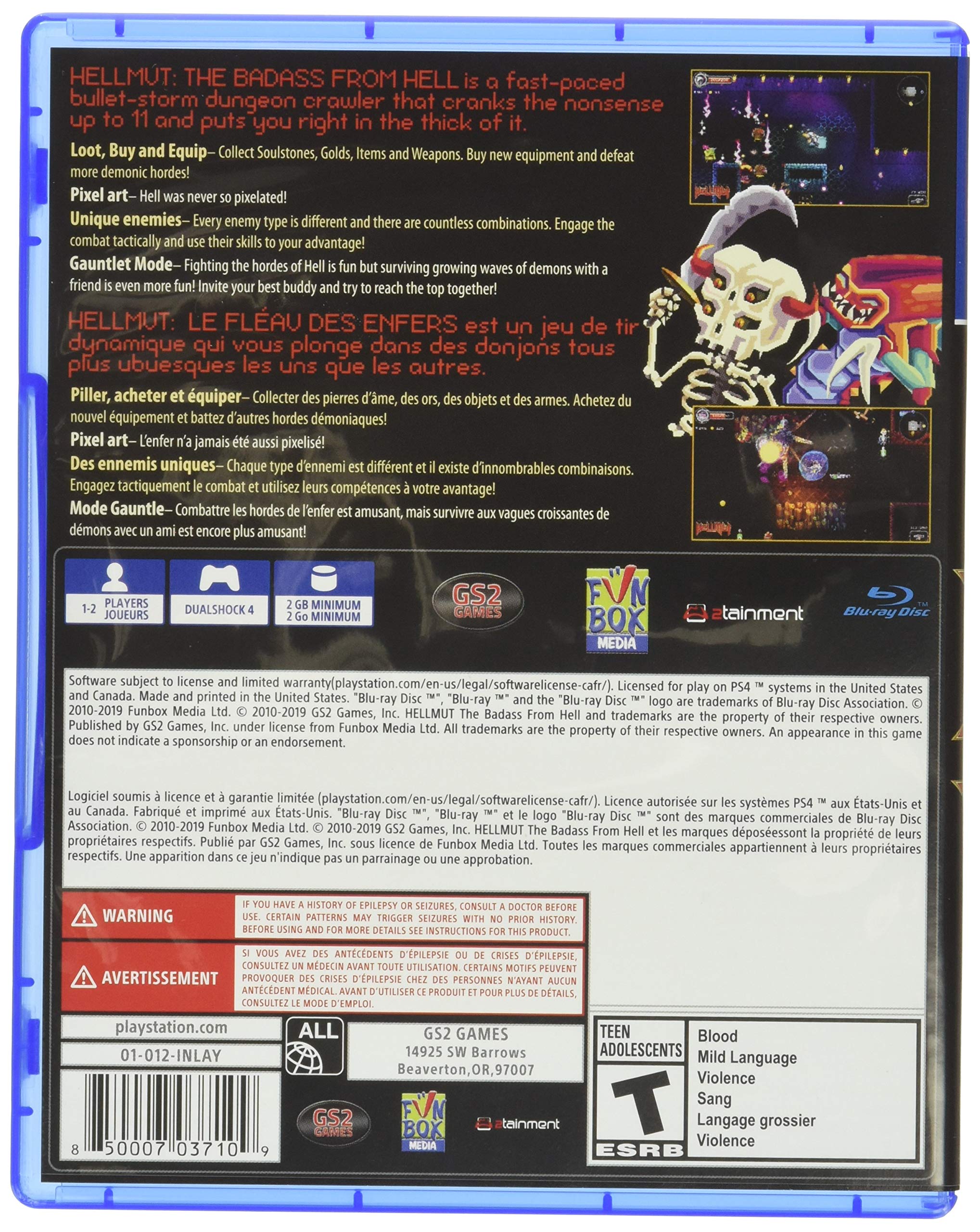 Hellmutt: Game Solutions 2 The Badass From Hell - PS4 Action Adventure Game for PlayStation 4 | Intense Combat & Dark Fantasy Storyline | Perfect for Horror Game Fans & Hardcore Gamers