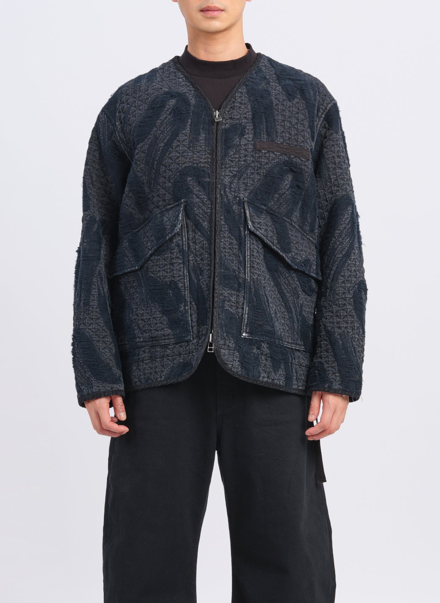 Premium Cotton Polyester Jacquard Paisley M65 Jacket Liner - Warm & Stylish Inner Layer for Military Style Coats | Perfect for Outdoor Activities, Hunting, and Cold Weather Fashion