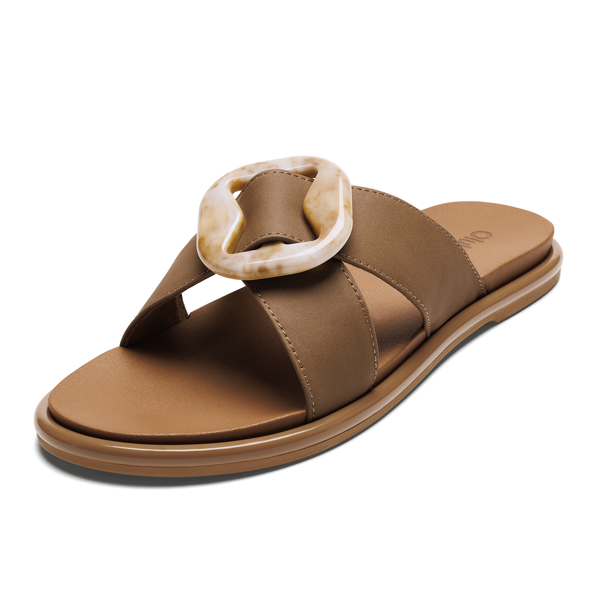 Non-Slip Slides for Women and Men - Comfortable Indoor/Outdoor House Slippers with Arch Support - Perfect for Home, Beach, Poolside, and Spa Use