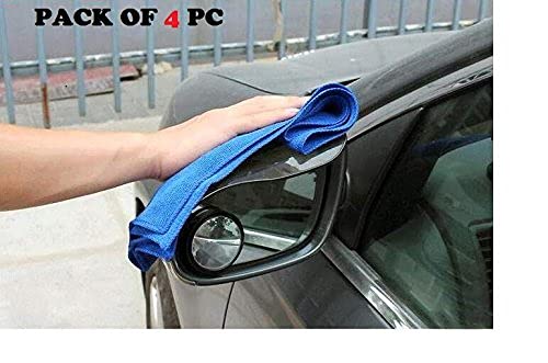 NIKAVI 4-Pack Lint-Free Microfiber Cleaning Cloths - 70x30cm Dark Blue for Car, Kitchen & Dish Cleaning | Ultra-Absorbent Reusable Towels for Home, Office & Auto Detailing