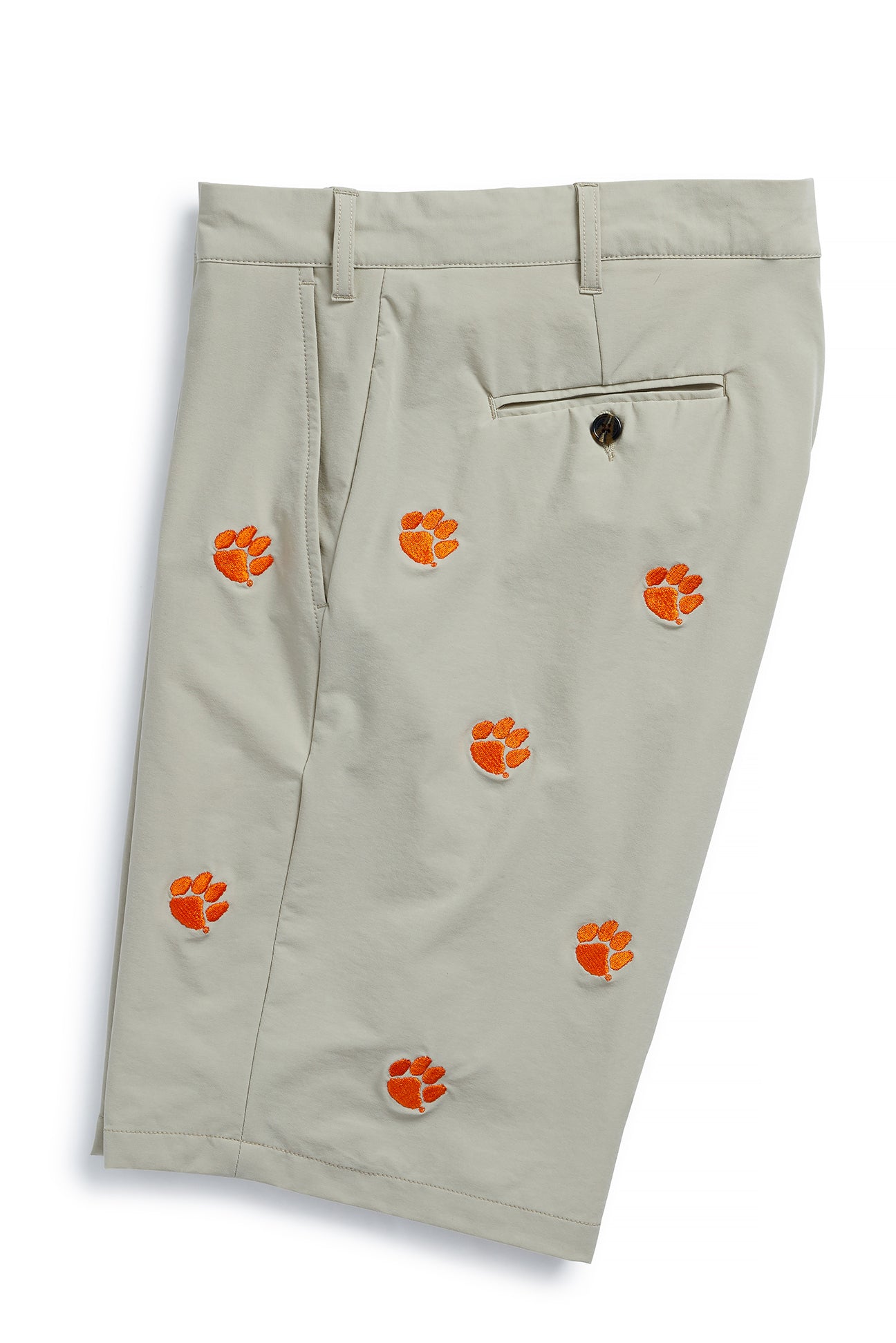 Clemson Tigers Performance Shorts for Men - Breathable Athletic Shorts with Pockets - Perfect for Gym, Running, and Casual Wear