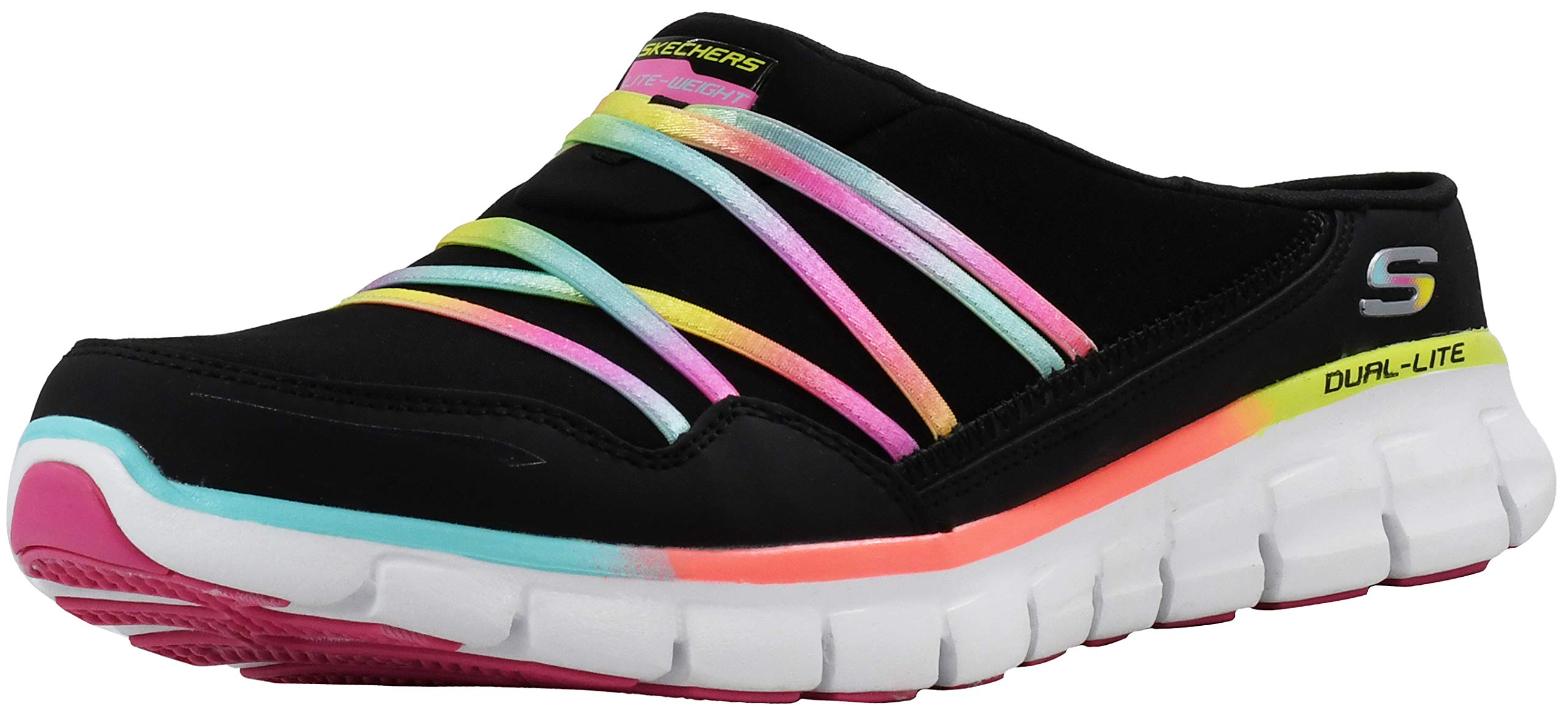 Skechers Sport Women's Air Streamer Slip-On Mule Shoes - Lightweight Comfortable Slip-On Sneakers for Women - Perfect for Walking, Running Errands & Casual Wear