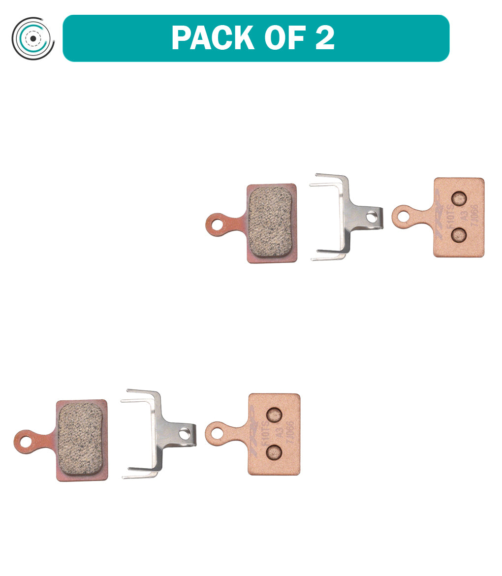 2 Pack TRP Sintered Disc Brake Pads - Compatible with Hylex RS & HD T190 Flat Mount Calipers - Perfect for Mountain Biking, Road Cycling and Commuting