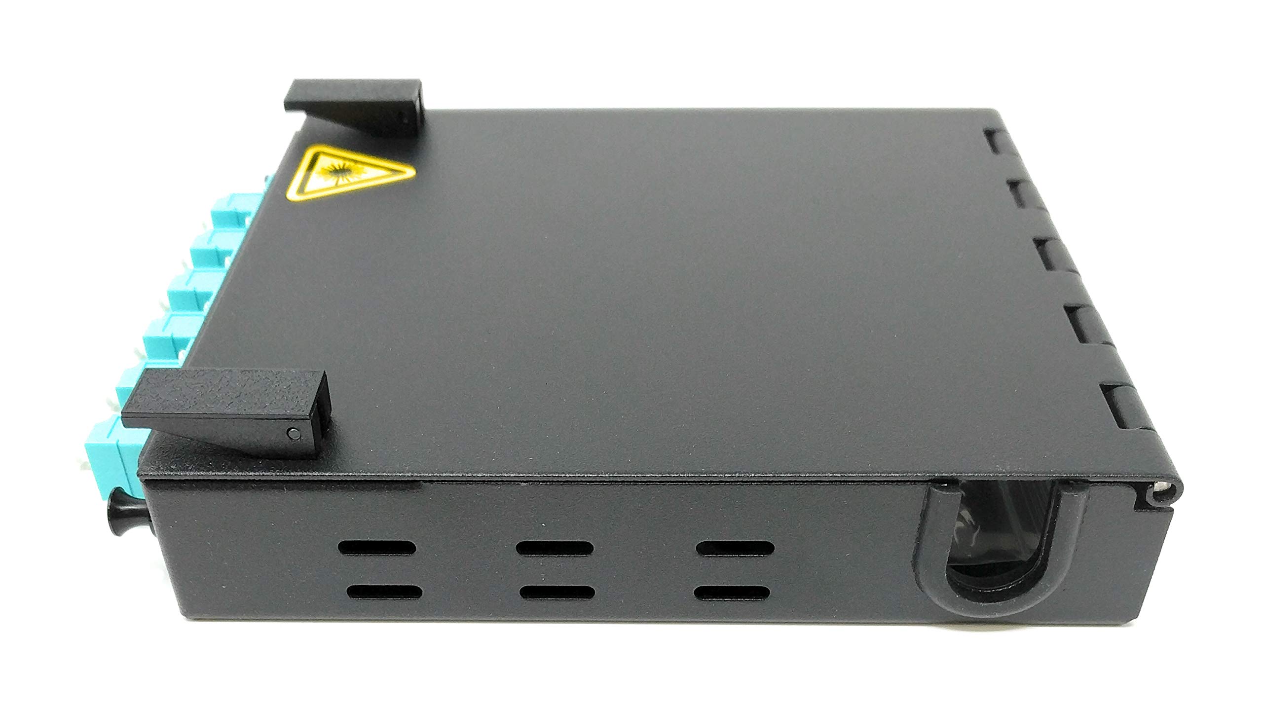 12-Port Wall Mount Fiber Enclosure with Splicing Module - OM3 Multimode LC-UPC Kit | Includes 1M 12-Strand Pigtail & 6-Port Duplex Panel | Ideal for Data Centers, Telecom Rooms & Network Installations