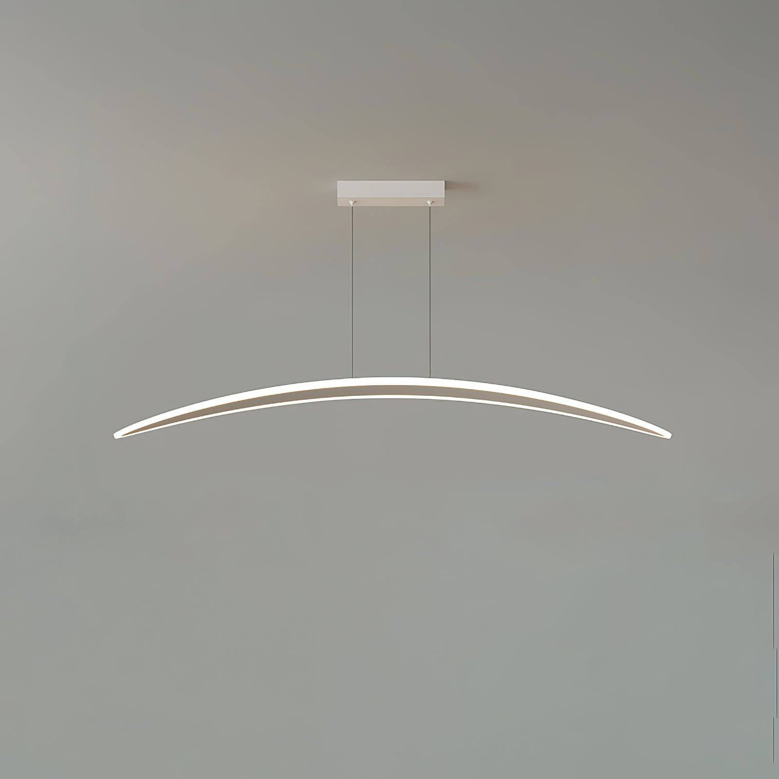 Hyperbola Pendant Light - Modern Minimalist Ceiling Hanging Lamp for Dining Room, Kitchen Island & Bedroom Decor | Dimmable LED Lighting Fixture