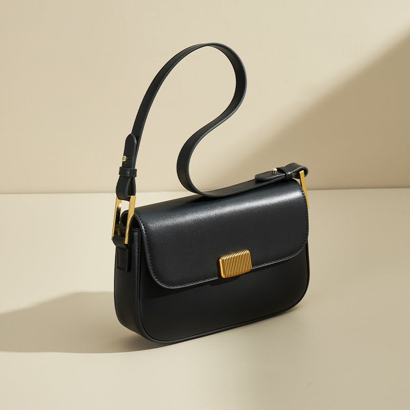 Genuine Leather Crossbody Shoulder Bag for Women - Stylish Tote & Underarm Purse - Perfect for Work, Travel & Everyday Use