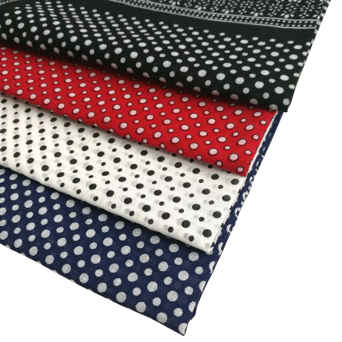 Ebossy 100% Cotton Polka Dot Head Wrap Bandana Headband & Neckerchief for Women - Stylish Hair Accessory for Work, Travel, and Fashion Outfits