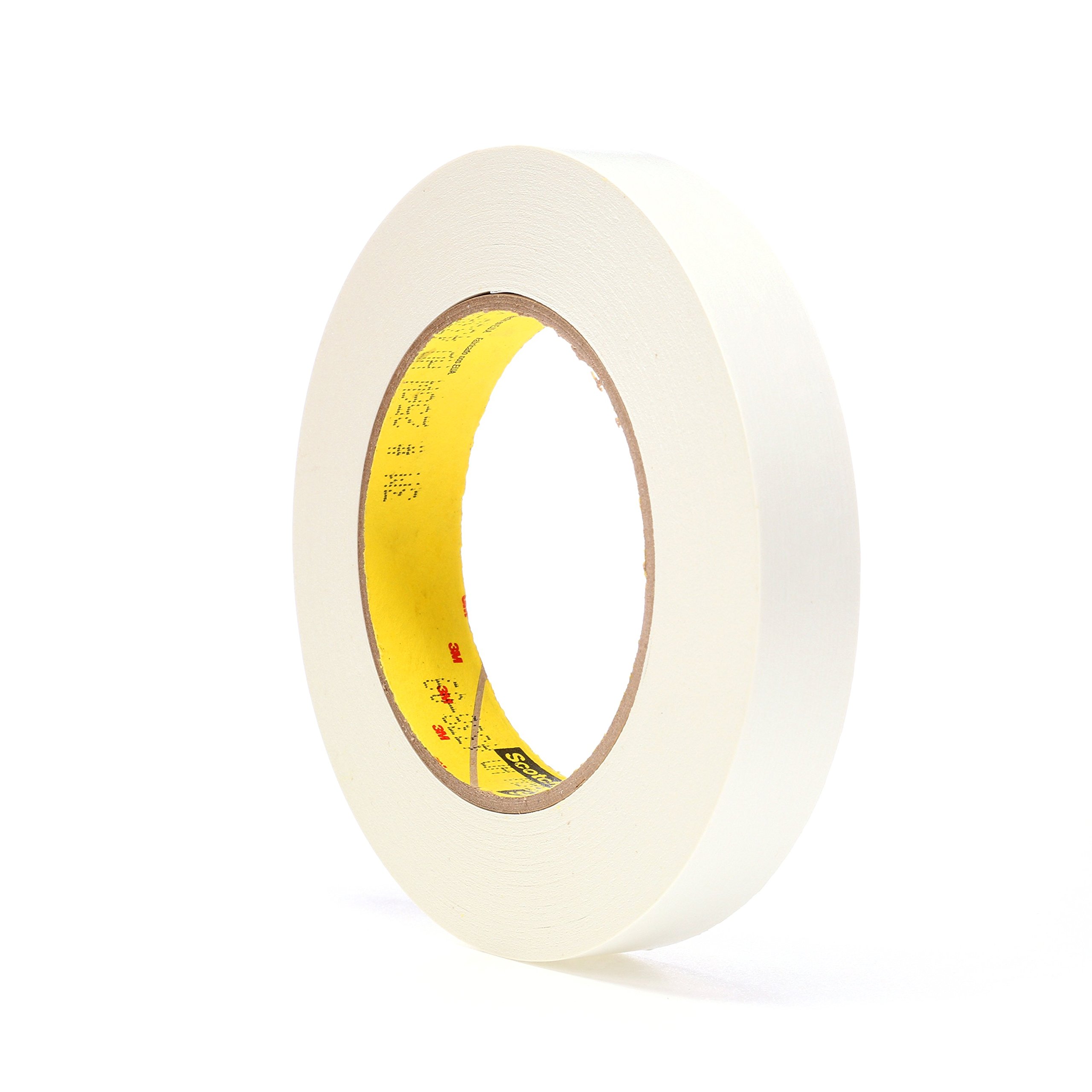 Scotch 95122 Printable Flatback Tape - 3/4 Inch x 180 Yards, 6.7 Mil Thick, 256 Rolls - White Flatback Paper Labeling Tape for Shipping, Packaging & Office Organization