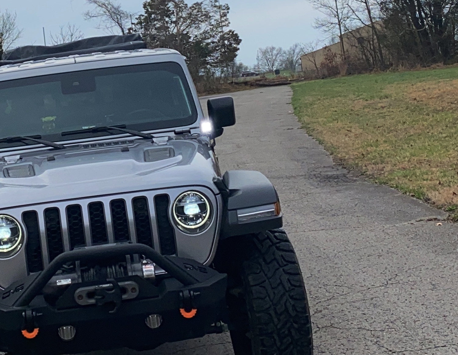 20W 3 Inch CREE LED A-Pillar Pod Light Kit for Jeep Wrangler JL & Gladiator JT - Off-Road Lighting, Ditch Lights, Trail Riding Accessories