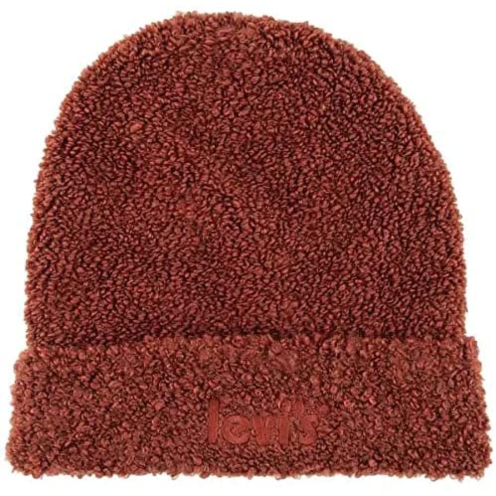 LEVI'S Women's Knit Beanie Hat - Soft Winter Warm Fleece Lined Skull Cap for Cold Weather, Outdoor Activities & Casual Style