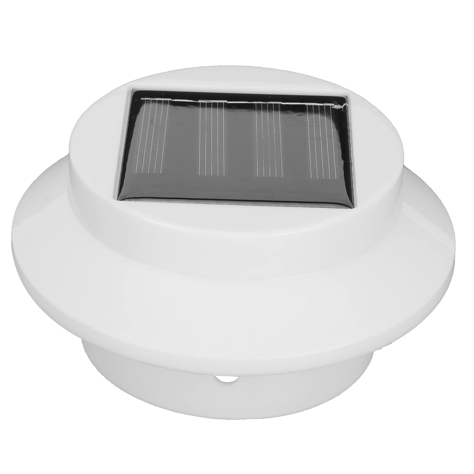 Solar Gutter Lights Outdoor - Waterproof 3LED Solar Rechargeable Eaves Lights for House, Garden, Pathway & Deck (Perfect for Nighttime Safety & Landscape Lighting)