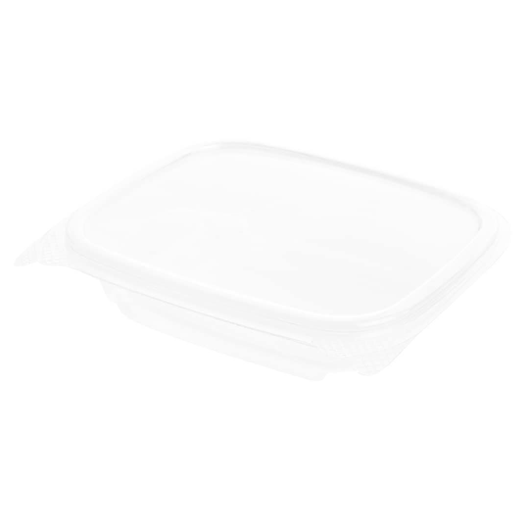 Restaurantware Thermo Tek 8oz Clear Plastic Clamshell Food Containers - 100 Pack Anti-Fog, Freezable, Disposable To-Go Containers for Takeout, Meal Prep & Leftovers | BPA-Free Rectangle Food Storage Containers