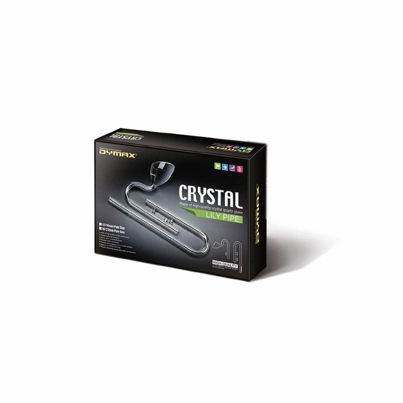 Dymax Crystal Lily Pipe Set - High-Quality Glass Aquarium Filter Inflow Outflow for Planted Tanks | Perfect for Shrimp Tanks, Nano Aquascaping & Freshwater Aquariums