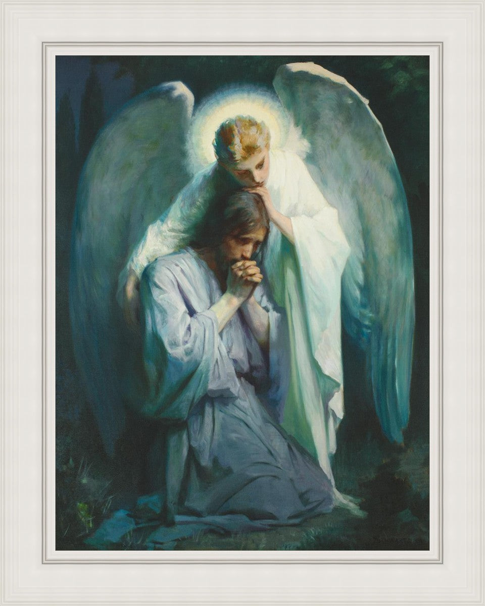 Agony in the Garden - Religious Art Print - Biblical Wall Decor for Home, Church & Office - Jesus Christ Prayer Scene - Christian Gift Idea